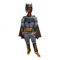 Disfraz Batman Gris Musculos Halloween Gama Alta (Entrega Inmediata)