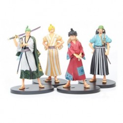 One Piece Luffy Zoro Sanji Colección 4 Figuras En Bolsa (Entrega Inmediata)