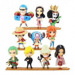 One Piece Luffy Colección X 10 Figuras (Entrega Inmediata)