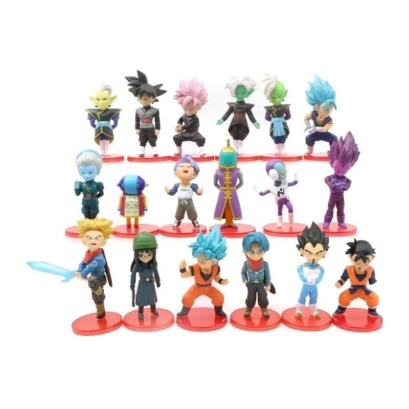 Dragon Ball Z Goku Vegeta Colección 18 Figuras En Bolsa (Entrega Inmediata)  - VELLSTORE