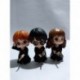 Harry Potter Set X 3 Figuras Harry Ron Hermione Escobas (Entrega Inmediata)