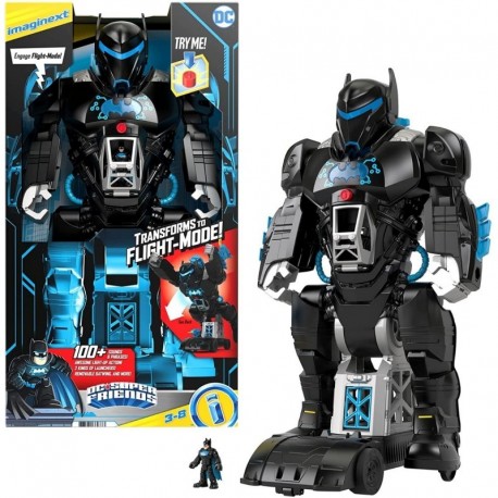 Juguete Robot Batman 60cm Transforma Fisher-price Imaginext (Entrega Inmediata)