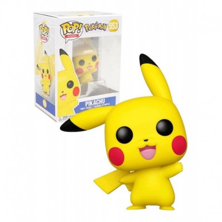 Funko Pop Pokemon Pikachu Saludando Figura Original (Entrega Inmediata)