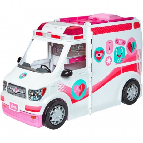 Barbie Hospital Móvil Carro Camper Ambulancia Frm19 Mattel (Entrega Inmediata)
