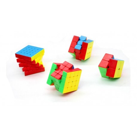 Combo X4 Cubo Rubik Moyu Stickerless Profesional Original (Entrega Inmediata)