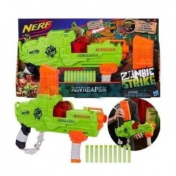 Pistola Nerf Zombie Revreaper E0311 Hasbro Original (Entrega Inmediata)
