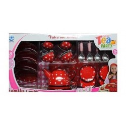 Set Loza Juego Te 18 Pcs 2019 Abc Cocina Platos Ollitas Niña (Entrega Inmediata)