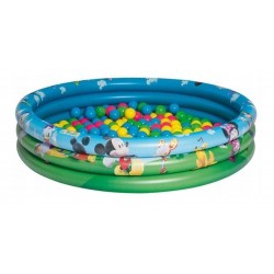 Piscina Con 75 Pelotas Incluye Maleta Play Pool Ball Mickey (Entrega Inmediata)