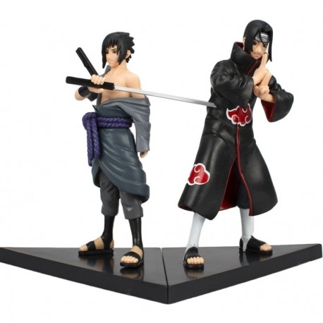 Naruto Itachi Vs Sasuke Colección X 2 Figuras En Bolsa (Entrega Inmediata)