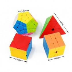 Cubo Rubik Pack 4 Cube Gift Box Jinzita-xiezhuan-wumofang (Entrega Inmediata)