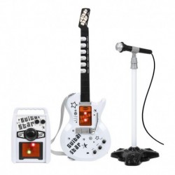 Guitarra Rock Guitar Amplificador Micrófono Ref. Hk-9010d (Entrega Inmediata)