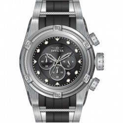 Invicta Men's 37189 Bolt Quartz Chronograph Black Dial Watch