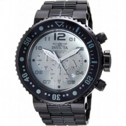 Reloj Invicta Men's Pro Diver Quartz Diving Watch with Stainless-Steel Strap, Black, 29.3 (Model: 25079)