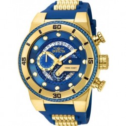 Invicta Men's S1 Rally Stainless Steel Quartz Watch with Silicone Strap, Two Tone, 30 (Model: 24224)