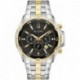 Bulova Men's Classic Quartz Chronograph Dress Watch with Stainless Steel Strap, Two-Tone, 26 (Model: 98B376)