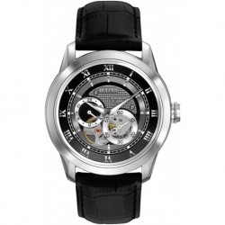 Reloj Bulova 96A135 Mens Black Mechanical Watch