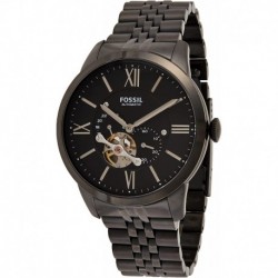 Fossil Men's ME3062 Townsman Mechanical Stainless Steel Watch with Black Link Bracelet