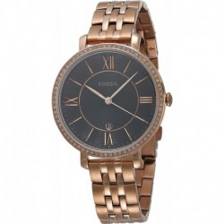 Fossil Jacqueline Three-Hand Stainless Steel Watch Es4723 Rose Gold Stainless Steel One Size