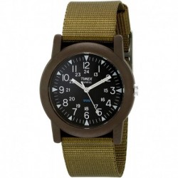Reloj Timex T41711Analog Quartz Camper Green Watch