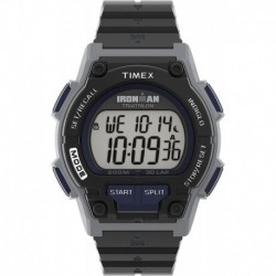 Timex Men's Ironman Endure 30 Shock Quartz Sport Watch with Resin Strap, Black, 18 (Model: TW5M503009J)