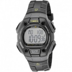 Timex Unisex Quartz Watch with LCD Dial Digital Display and Black Resin Strap