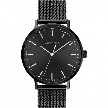 Calvin Klein Men's Stainless Steel Quartz Watch with Ionic Plated Black Steel Strap, 20 (Model: 25200046)