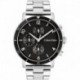 Calvin Klein Men's Stainless Steel & Aluminium Quartz Watch with Stainless Steel Strap, Silver, 23 (Model: 25200067)