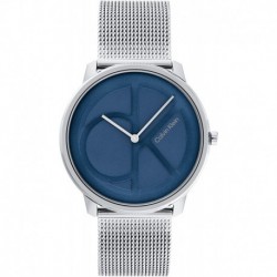 Calvin Klein Quartz Watch with Stainless Steel Strap, Silver, 20 (Model: 25200031)