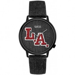 Guess L.A. Originals Black Dial Leather Watch V1011M2