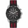 Guess Mens Chronograph Quartz Watch with Silicone Strap W1047G1