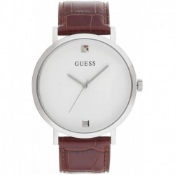Guess Men's Silver Analogue Wrist Watch (GW0009G3)