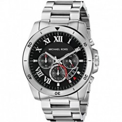 Michael Kors Men's Brecken Silver-Tone Watch MK8438