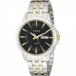 Citizen Quartz Mens Watch, Stainless Steel, Classic, Two-Tone (Model: BF2018-52E)