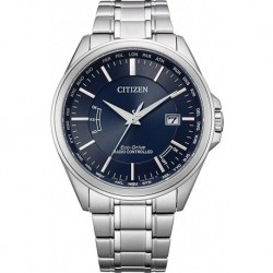 Citizen Men's Eco-Drive Watch with Stainless Steel Strap, Silver, 21 (Model: CB0250-84L)