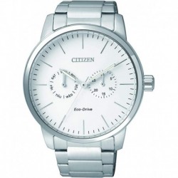 Citizen Analog White Dial Unisex Watch - AO9040-52A