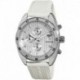 Emporio Armani Silver Dial SS Silicone Chrono Quartz Men's Watch AR5929