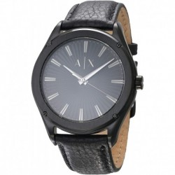 Armani Exchange Men's Three-Hand Black-Tone Stainless Steel Watch AX2805