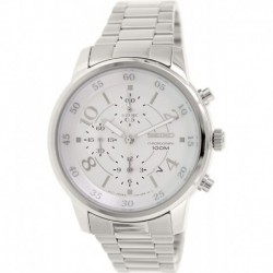 Seiko Neo Sport Chronograph Silver Dial Stainless Steel Mens Watch SNDW87