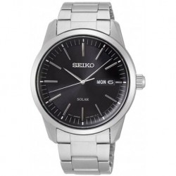 Seiko Mens Analogue Quartz Watch with Stainless Steel Strap SNE527P1