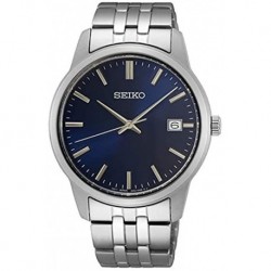 Seiko Essential Quartz Blue Dial Men's Watch SUR399