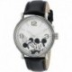 Disney Men's W001856 Mickey Mouse Analog Display Analog Quartz Black Watch