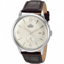 Reloj Orient Men's "Bambino Small Seconds" Japanese-Automatic Watch with Leather Strap, 21 mm