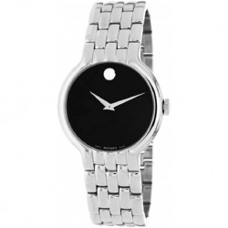 Classic Stainless Steel Case and Bracelet Black Dial Classic Dot
