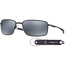 Oakley Square Wire OO4075 Sunglasses For Men+BUNDLE with Oakley Accessory Leash Kit