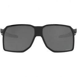 Oakley Men's OO9446 Portal Rectangular Sunglasses, Polished Black/Prizm Black, 62 mm