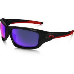 Oakley Valve, polished black/positive red iridium lens