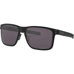 Oakley Holbrook Metal Sunglasses Matte Black with Prizm Grey Lens + Sticker