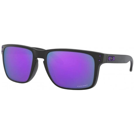 Oakley Holbrook XL Sunglasses Matte Black with Prizm Violet Lens + Sticker