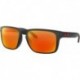Oakley Holbrook XL Sunglasses Matte Black with Prizm Ruby Lens + Sticker