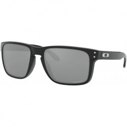 Oakley Holbrook XL Sunglasses Polished Black with Prizm Black Iridium Lens + Sticker